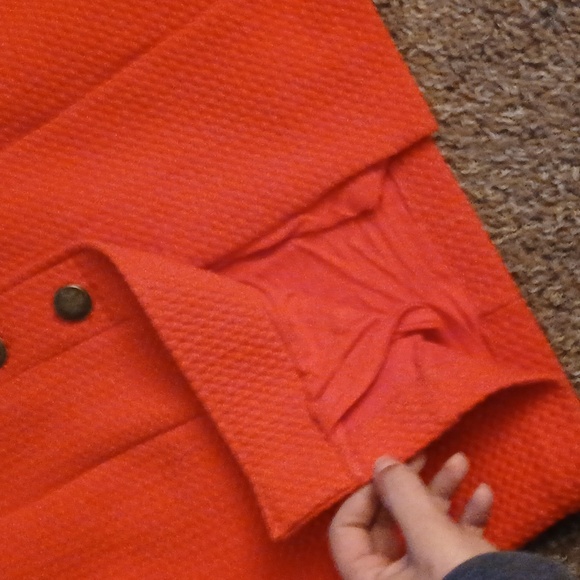 Maeve anthropologie vibrant red quilted shift dress size medium - Picture 13 of 16